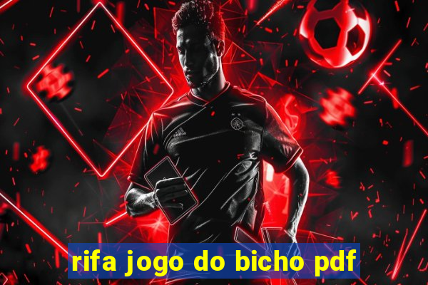 rifa jogo do bicho pdf